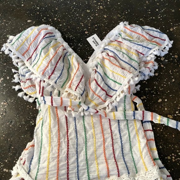 Place Nationale Tende Wing Sleeve Mini Dress S - Picture 7 of 9